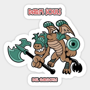 BELL GARGOYLE IN CUPHEAD STYLE! Sticker